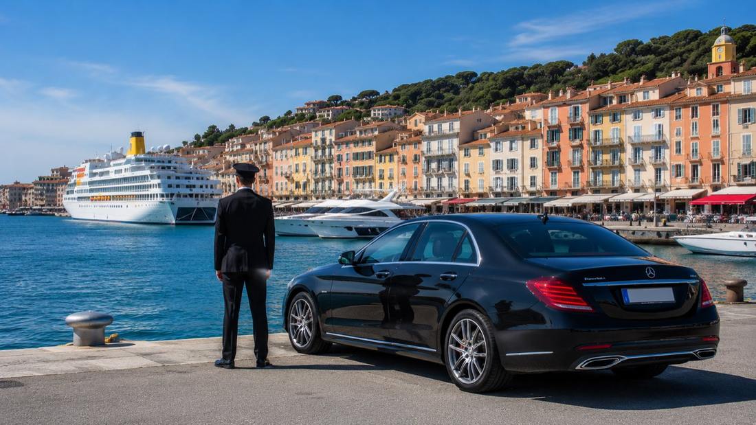 Chauffeur privé NeoShuttle au port de Nice