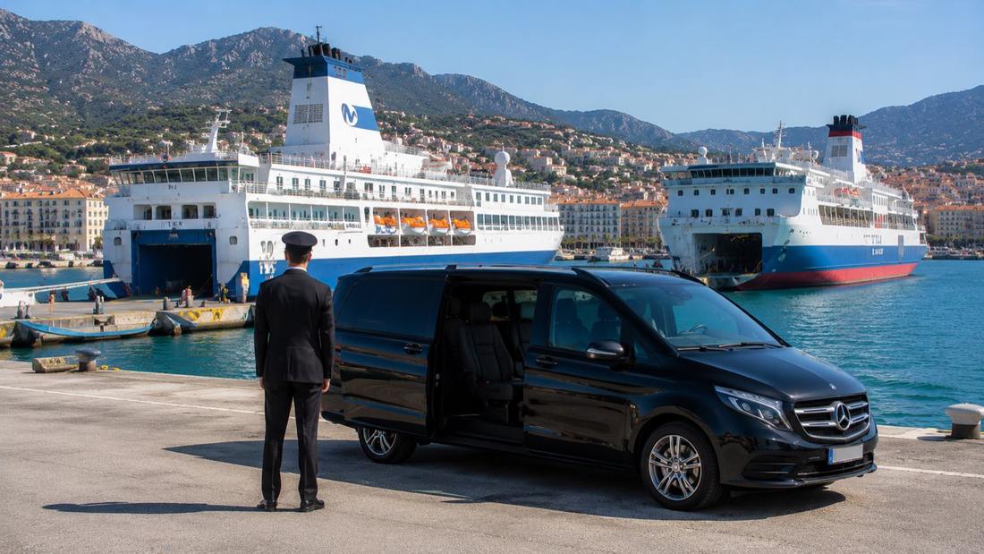 Chauffeur privé NeoShuttle au port de Toulon